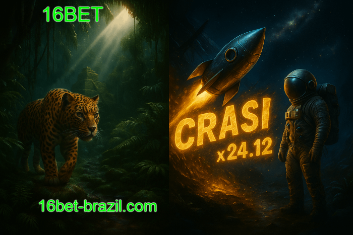 Viva o Crash da 16BET e ganhe com emoção!